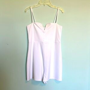 New without tag white Romper